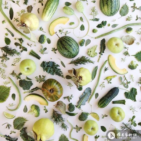 食物组成的微观世界 极具创意的果蔬摄影