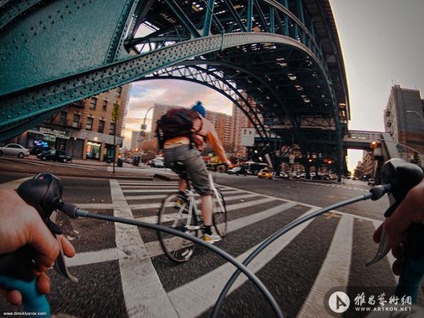 自行车上看纽约