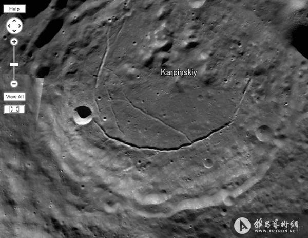 NASA公布史上最大月球照