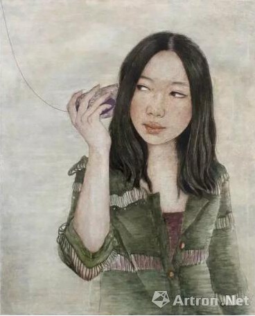 《强奸耳朵》油画，麻布80x100cm, 2013