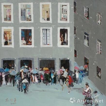 "窗户下的雨伞", 杜海军, 南希艺术画廊, 中国, 房间 4220