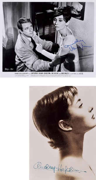 “奥斯卡女神”奥黛丽赫本(Audrey Hepburn)亲笔签名照