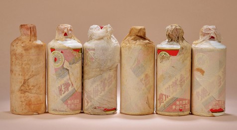 1980～1982年“金轮牌”内销贵州茅台酒（棉纸三大革命）