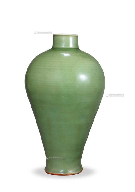 处州青釉龙泉窑梅瓶