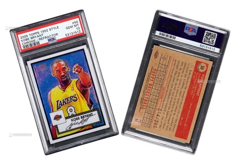2005-06赛季 Topps 1952 Style系列 科比·布莱恩特（Kobe Bryant）折射球星卡，限量299张，PSA评级10分