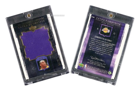 2003-04赛季 Upper Deck Exquisite Collection系列 科比·布莱恩特（Kobe Bryant）球衣实物球星卡，限量75张