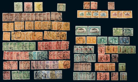 清代、民国、新中国邮票一本约1100枚