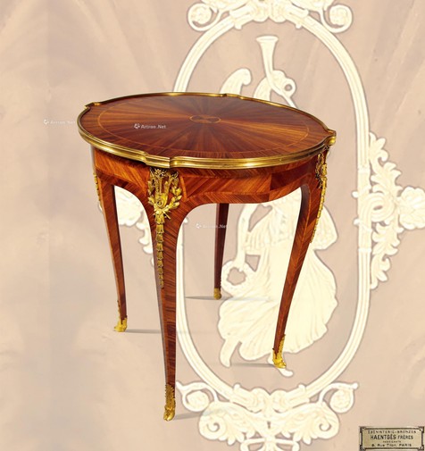 法国 十九世纪玫瑰木休闲桌