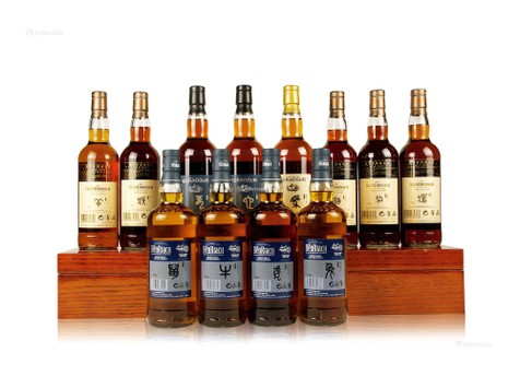 古仓定制版十二生肖1991-2002格兰多纳、本利亚克、艾德拉多尔单一麦芽威士忌