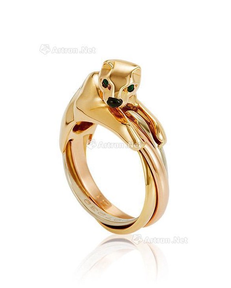 卡地亚 Cartier 黄金「豹子」戒指