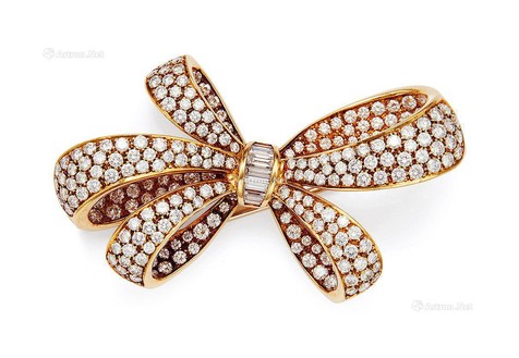 蒂芙尼 Tiffany&Co. 钻石「蝴蝶结」胸针