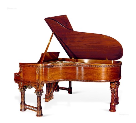 施坦威 精美及罕有，豪华雕刻洛可可风格A3型钢琴