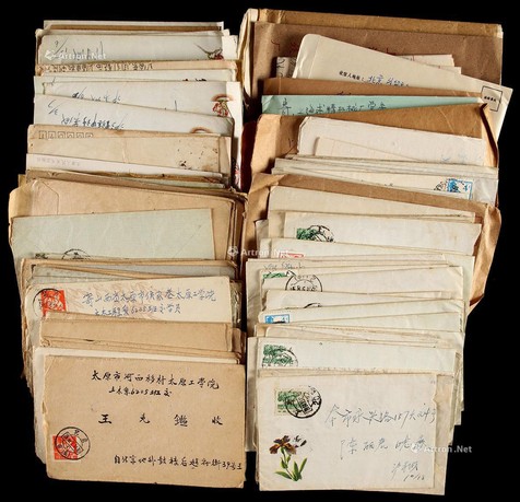 1950-60年代普票实寄封一组100余件