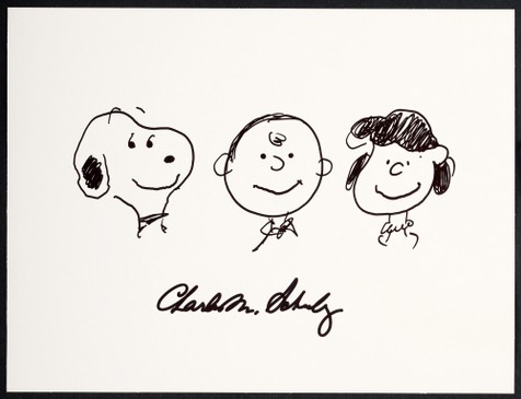 “史努比之父”查尔斯·舒尔茨（Charles M.Schulz）亲笔手绘《史努比》画作，附证书
