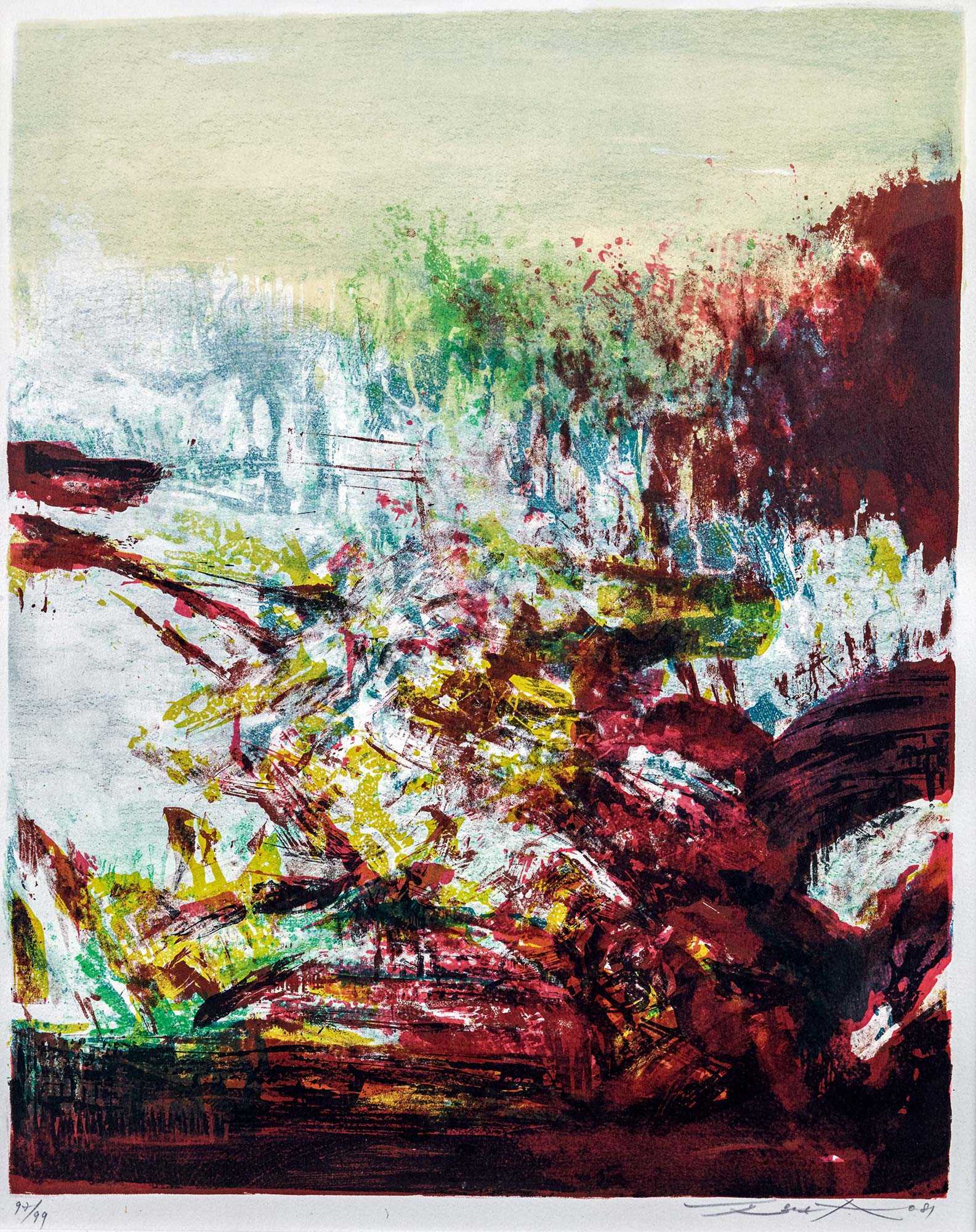 向潘若斯致敬作者赵无极 (1921～2013)拍品分类西画雕塑>版画创作年代