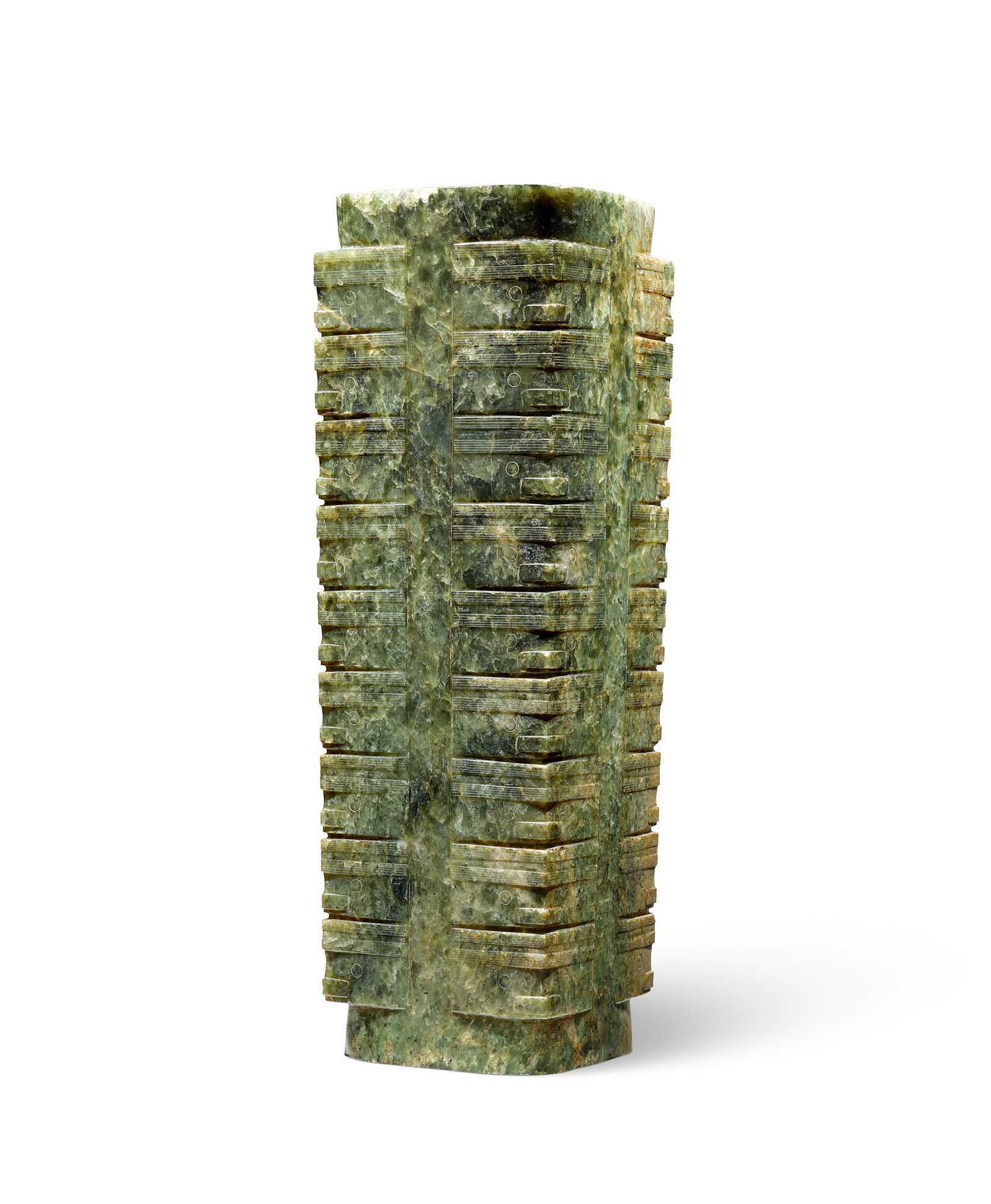 良渚文化 九节玉琮