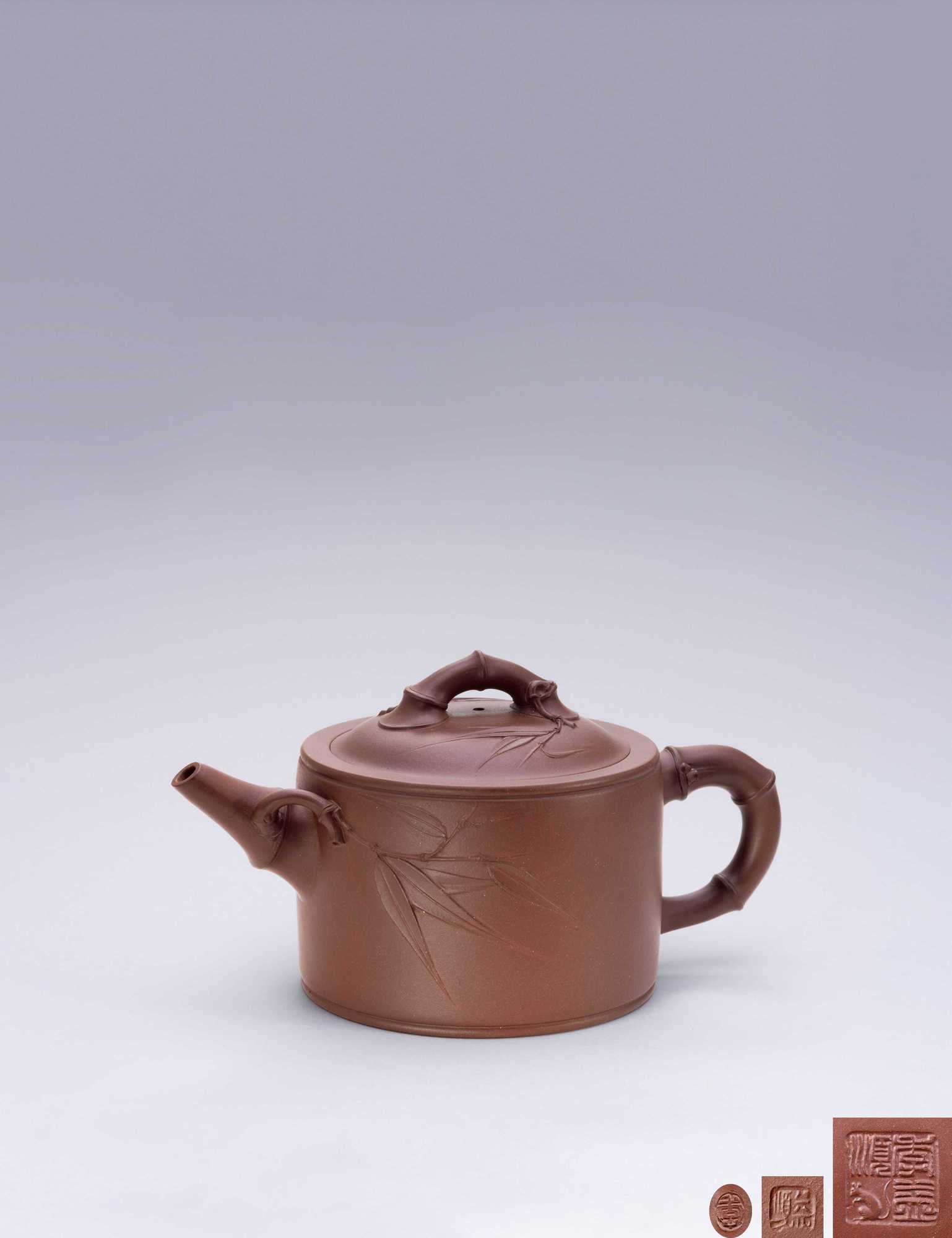 当代 季益顺制清风亮节壶