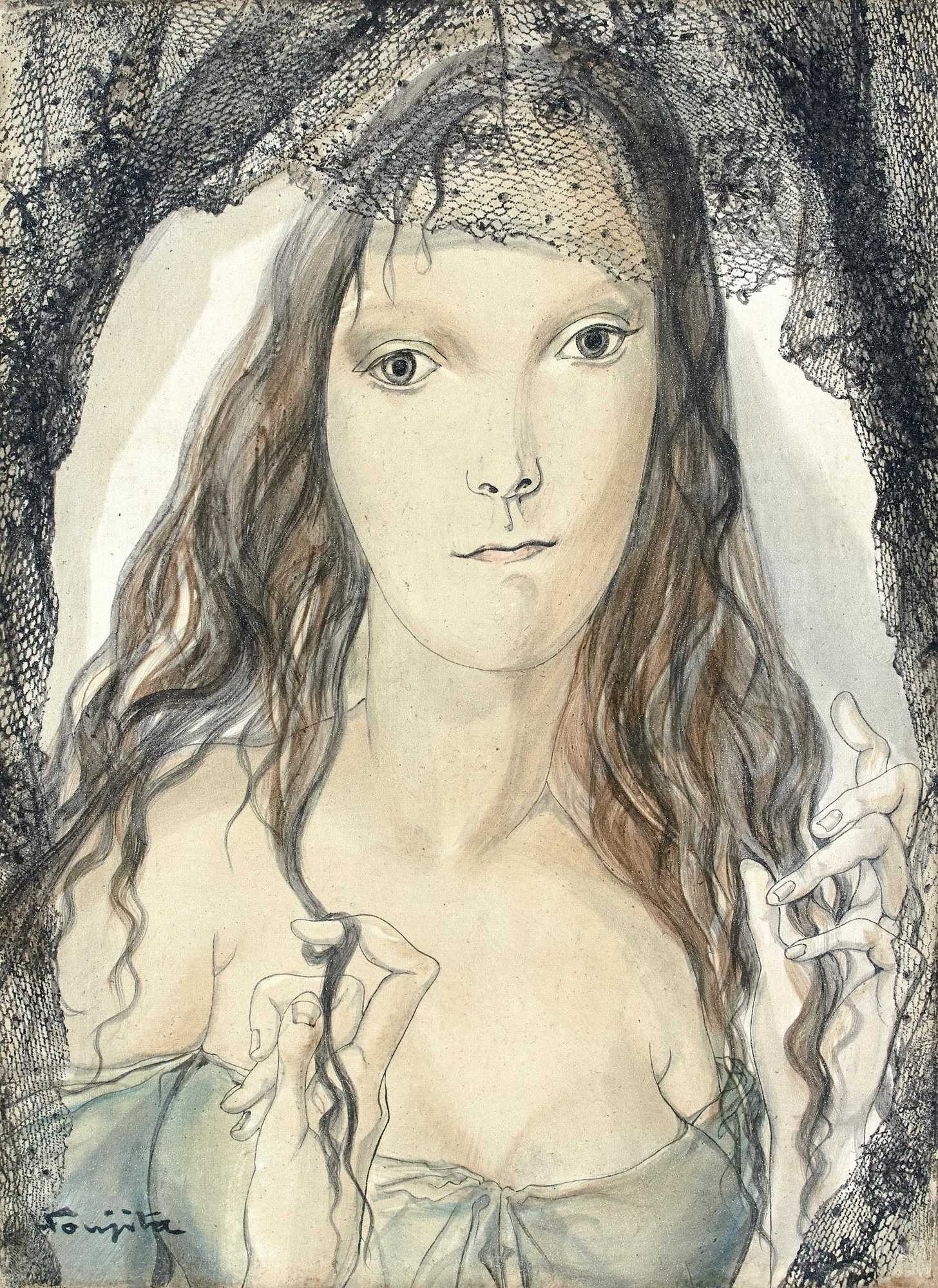 lot0050 藤田嗣治 1953年作