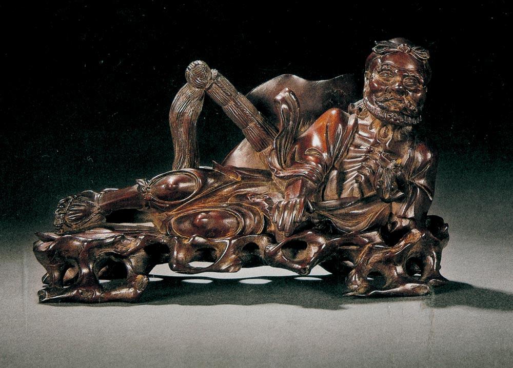 清 黄杨木铁拐李像