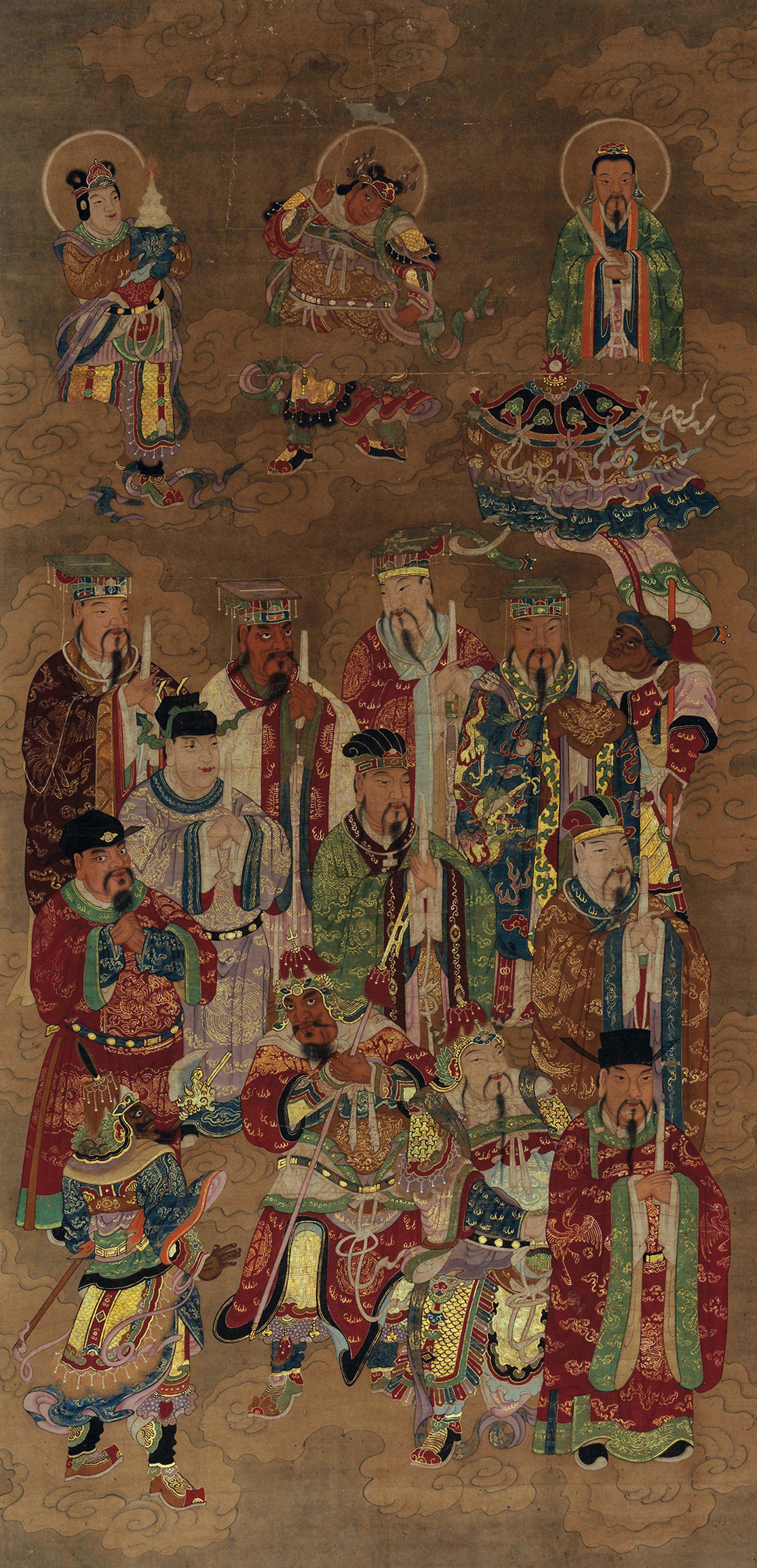 佚名 道教水陆画 立轴