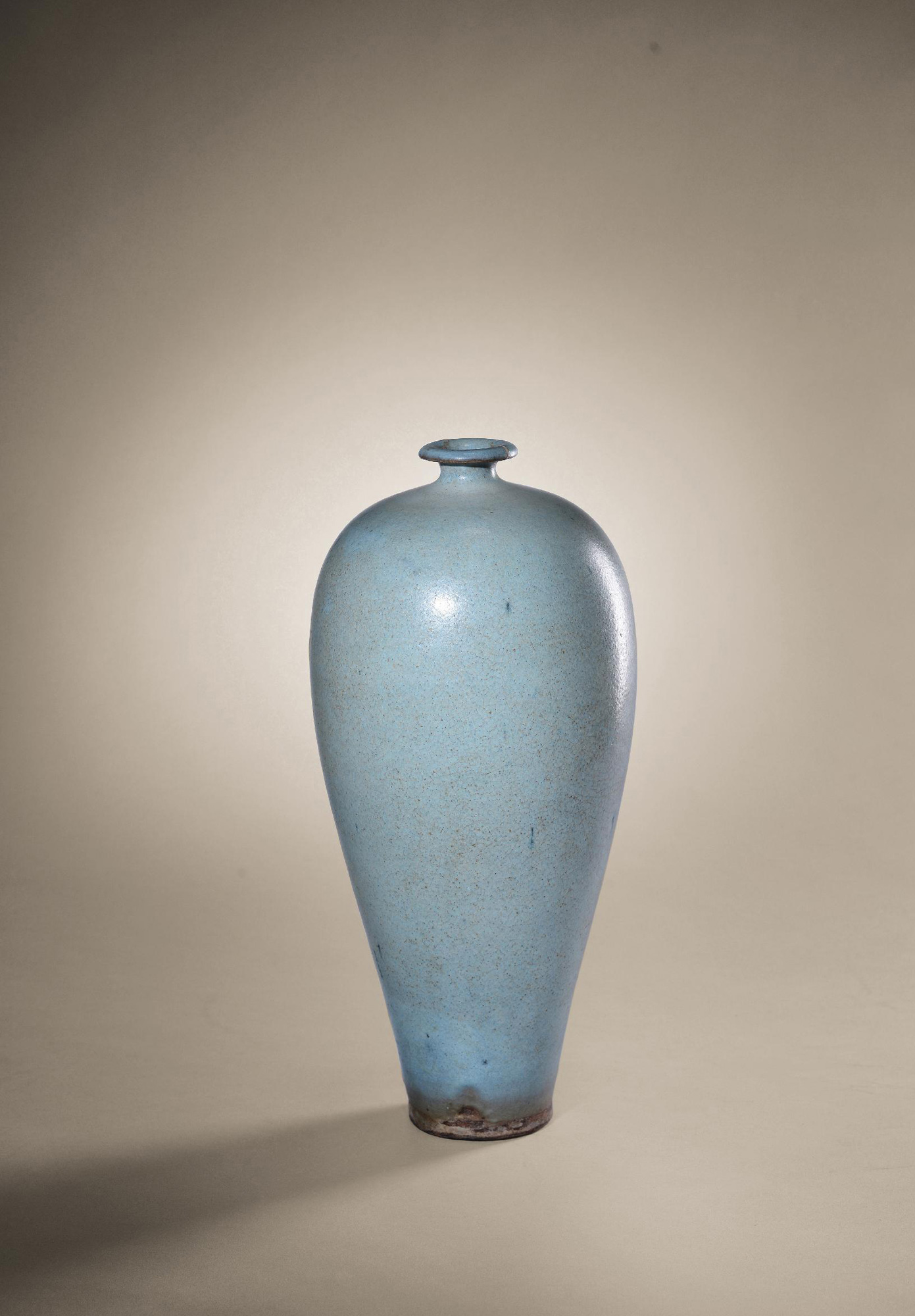 元 钧窑天蓝釉梅瓶