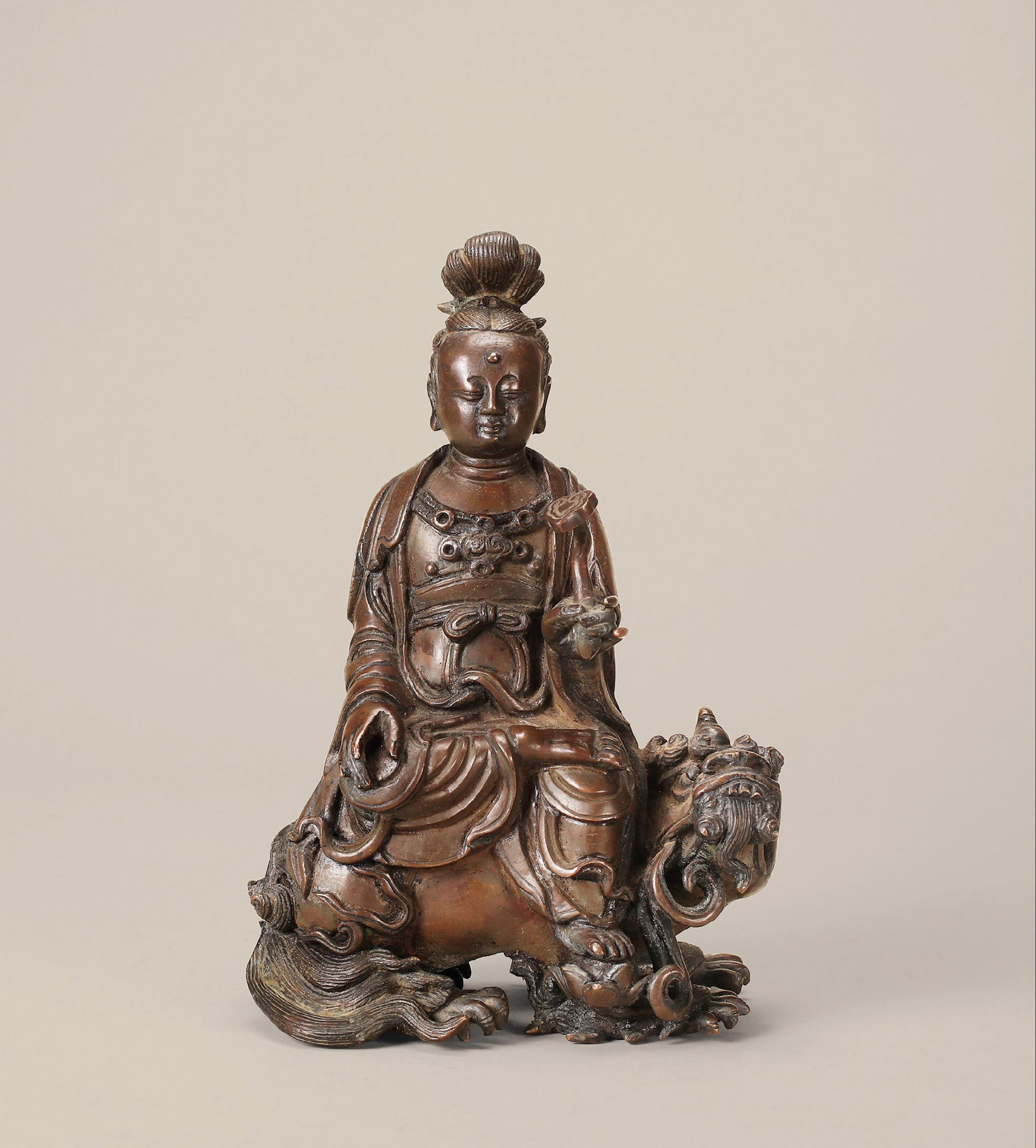 明 狮吼观音
