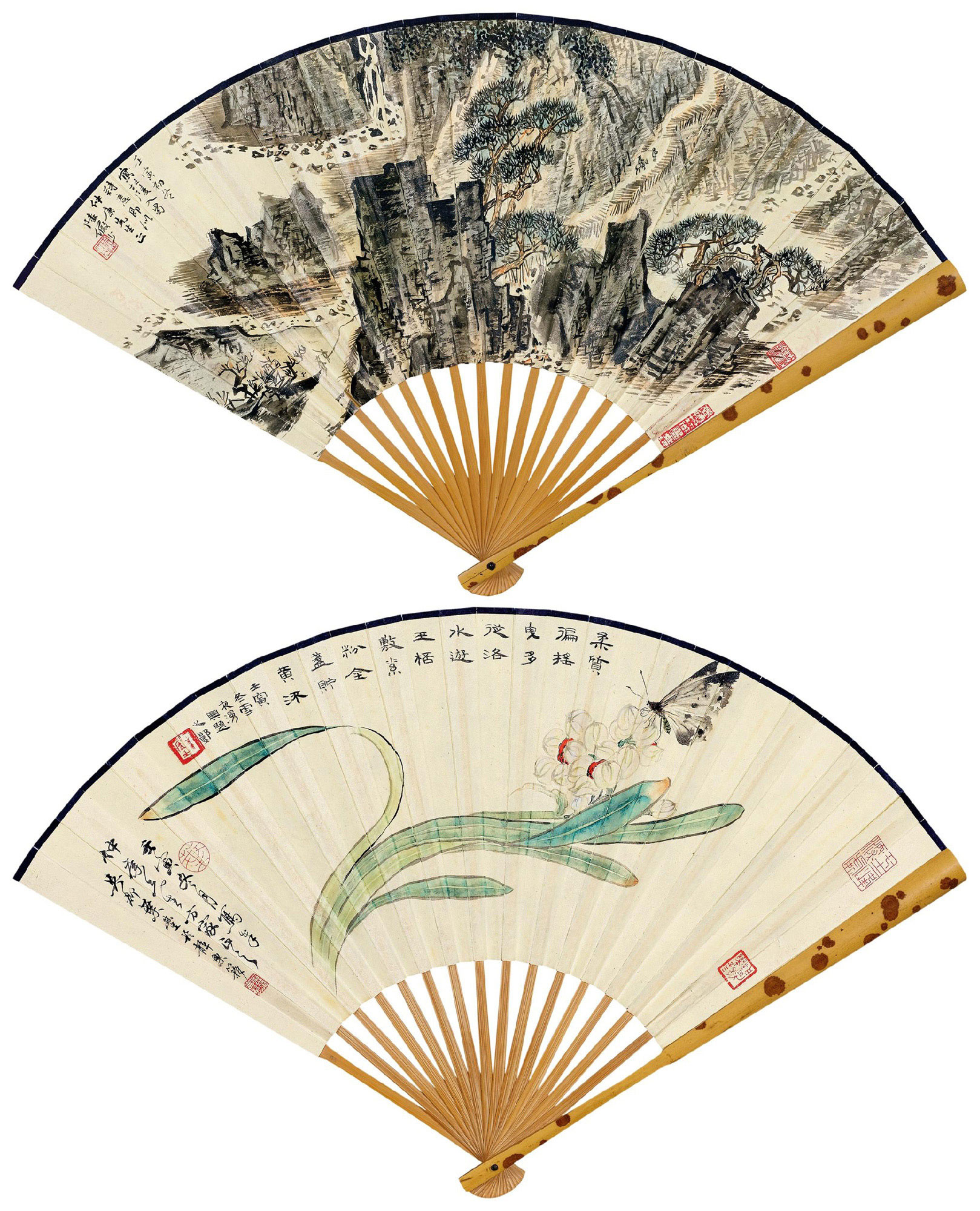 lot3949 陆俨少 叶丰 1962年