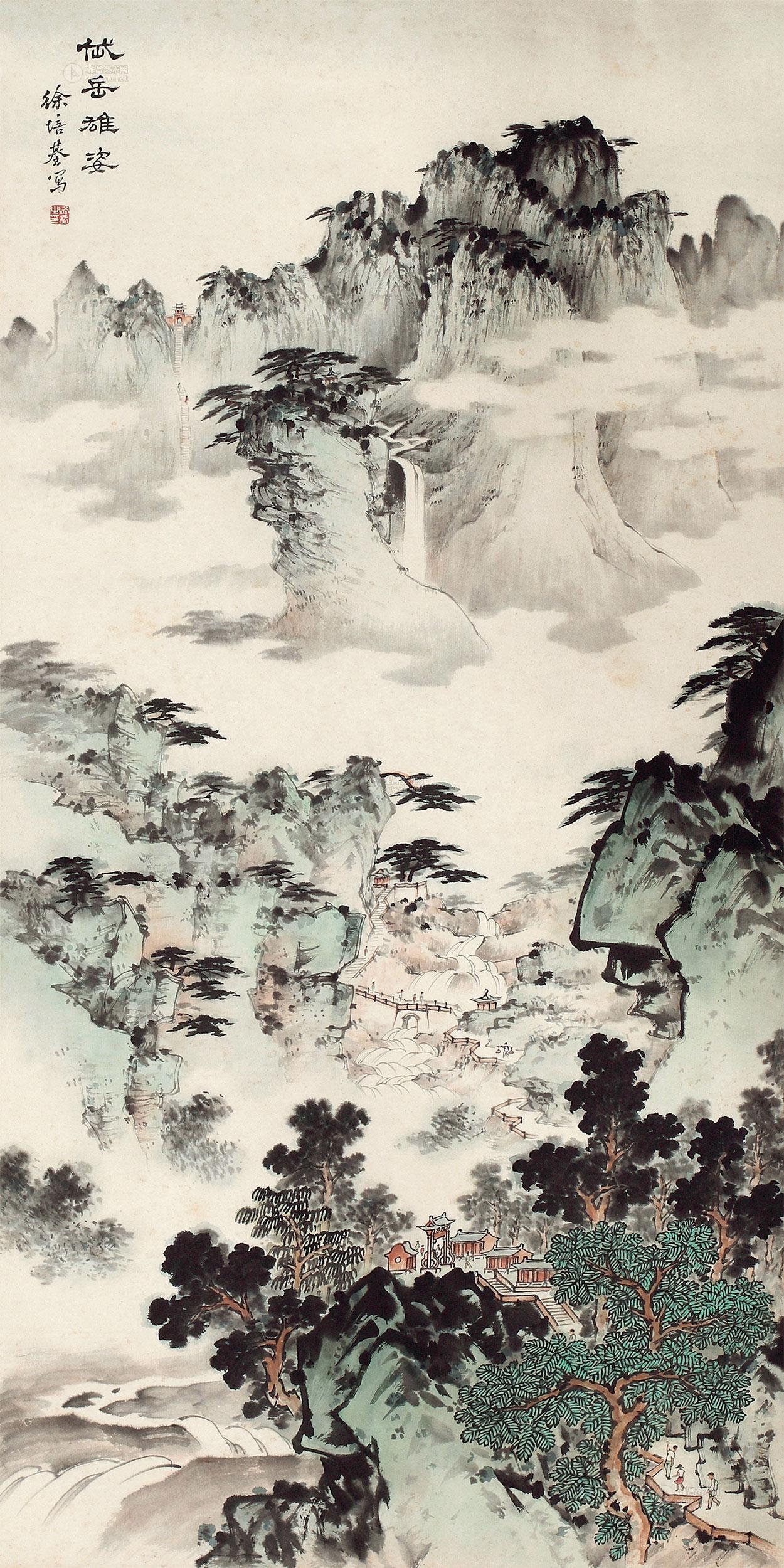 徐培基 岱岳雄姿 轴