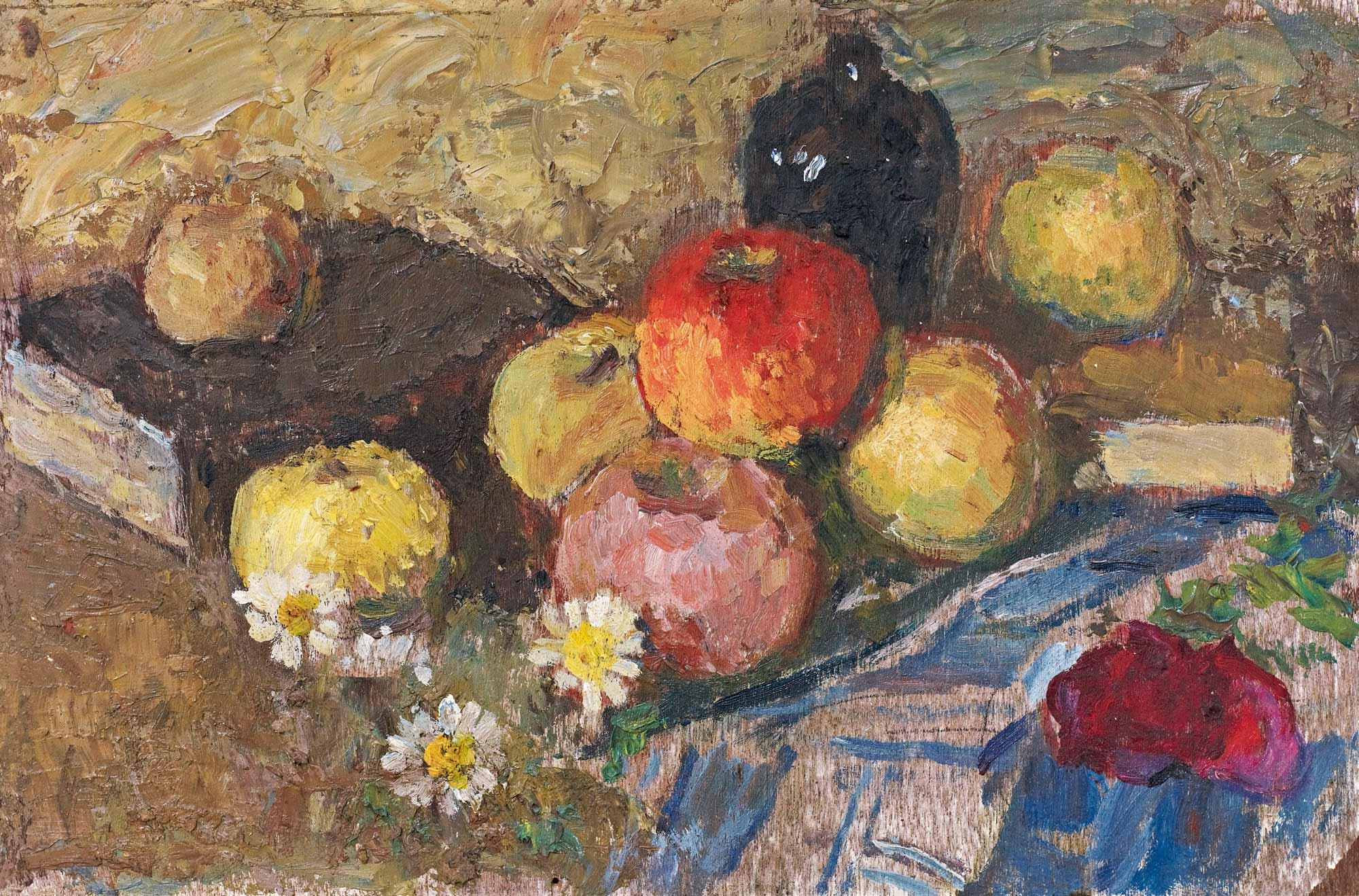 秋收菊花黄作者刘德文拍品分类西画雕塑>油画尺寸27×40