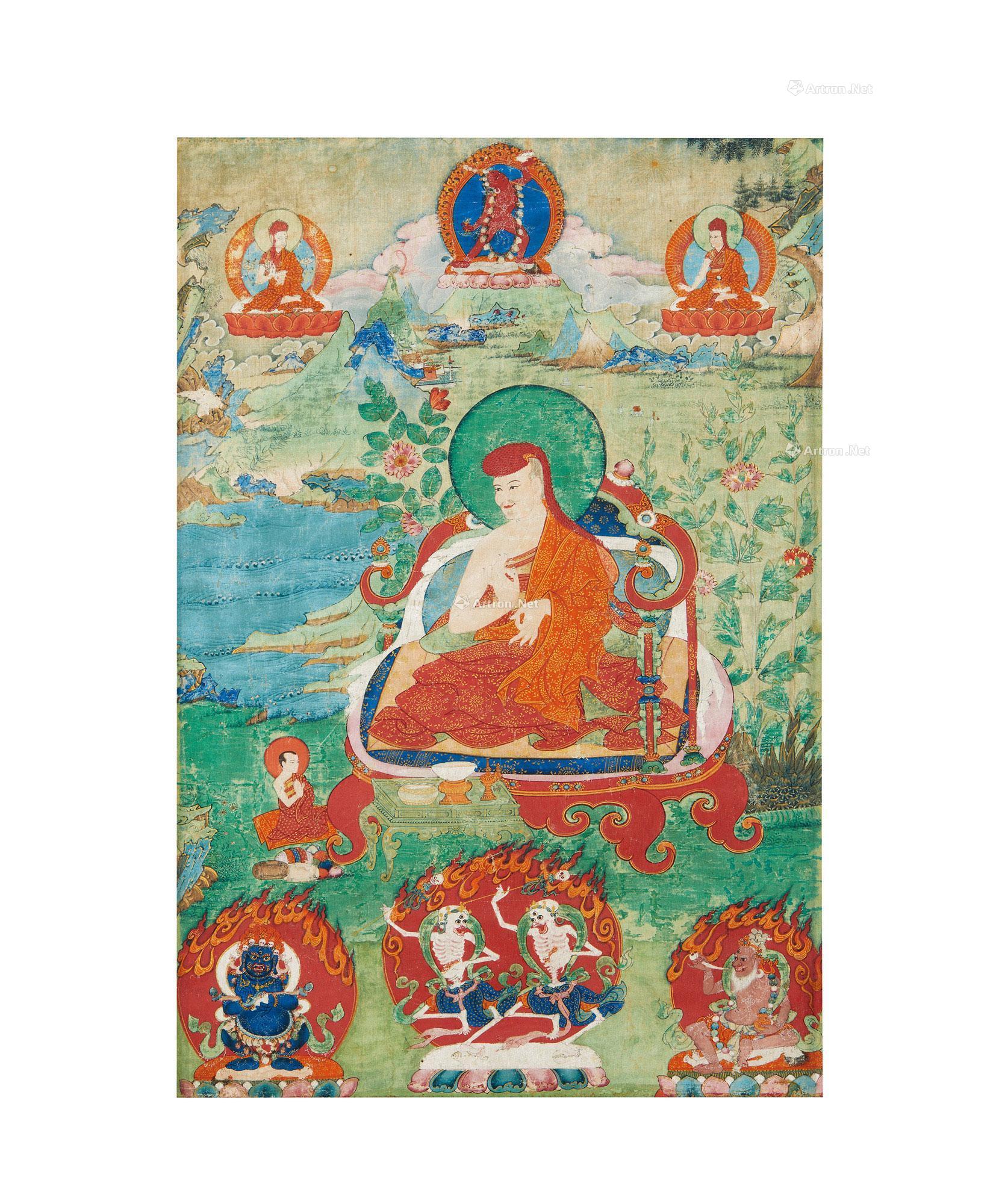 18世纪 萨迦派上师唐卡