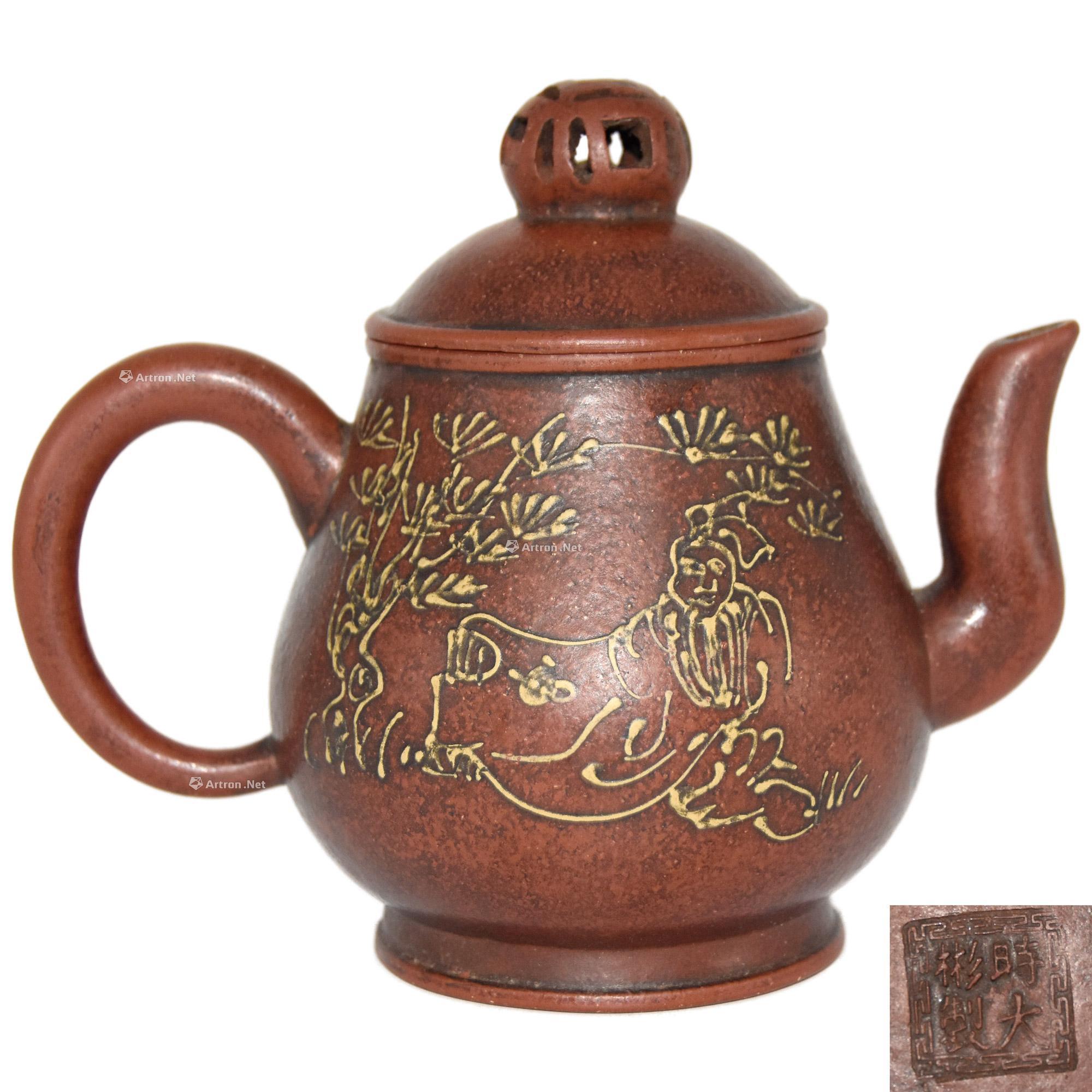 lot0423 时大彬紫砂壶-钱币杂项 - 雅昌拍卖图录app