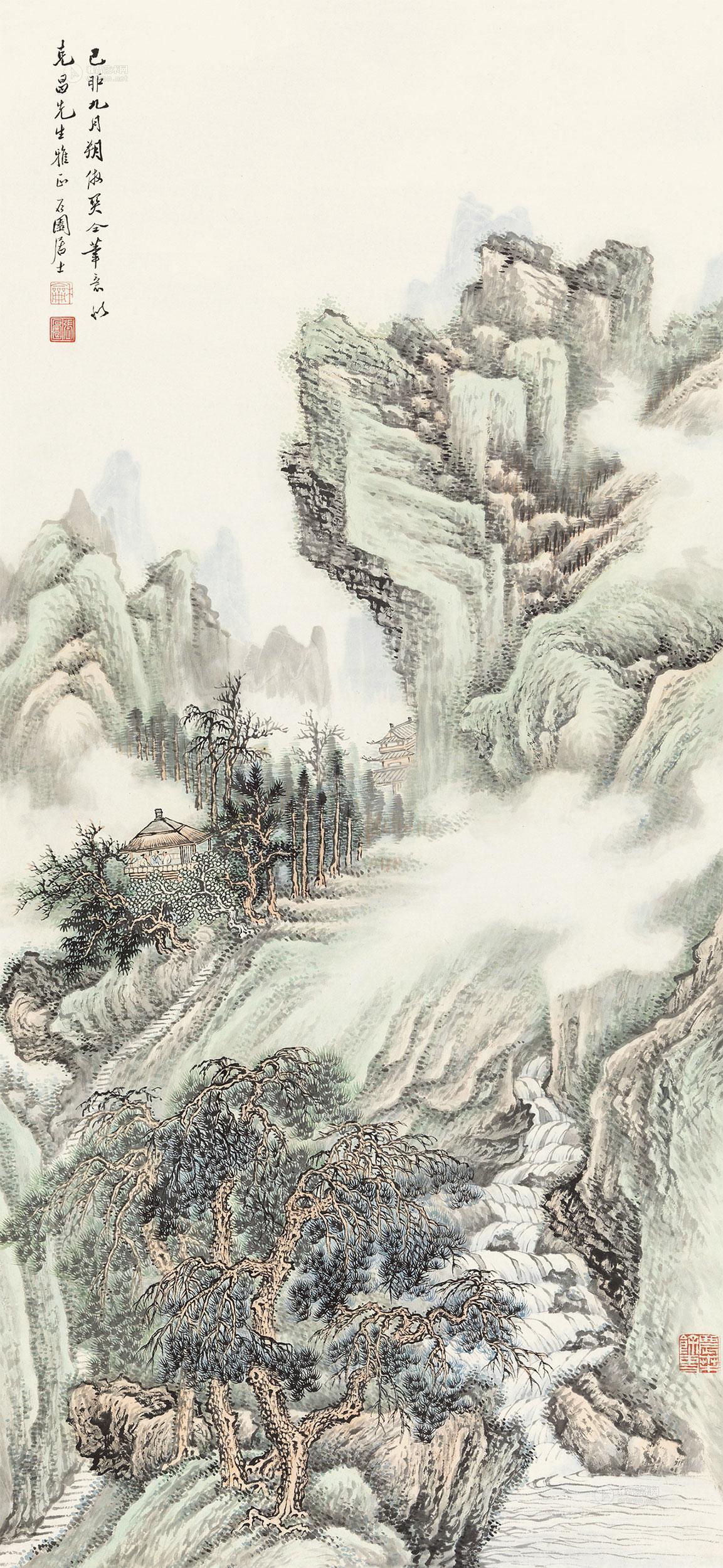 lot1697 张石园 1939年作 云