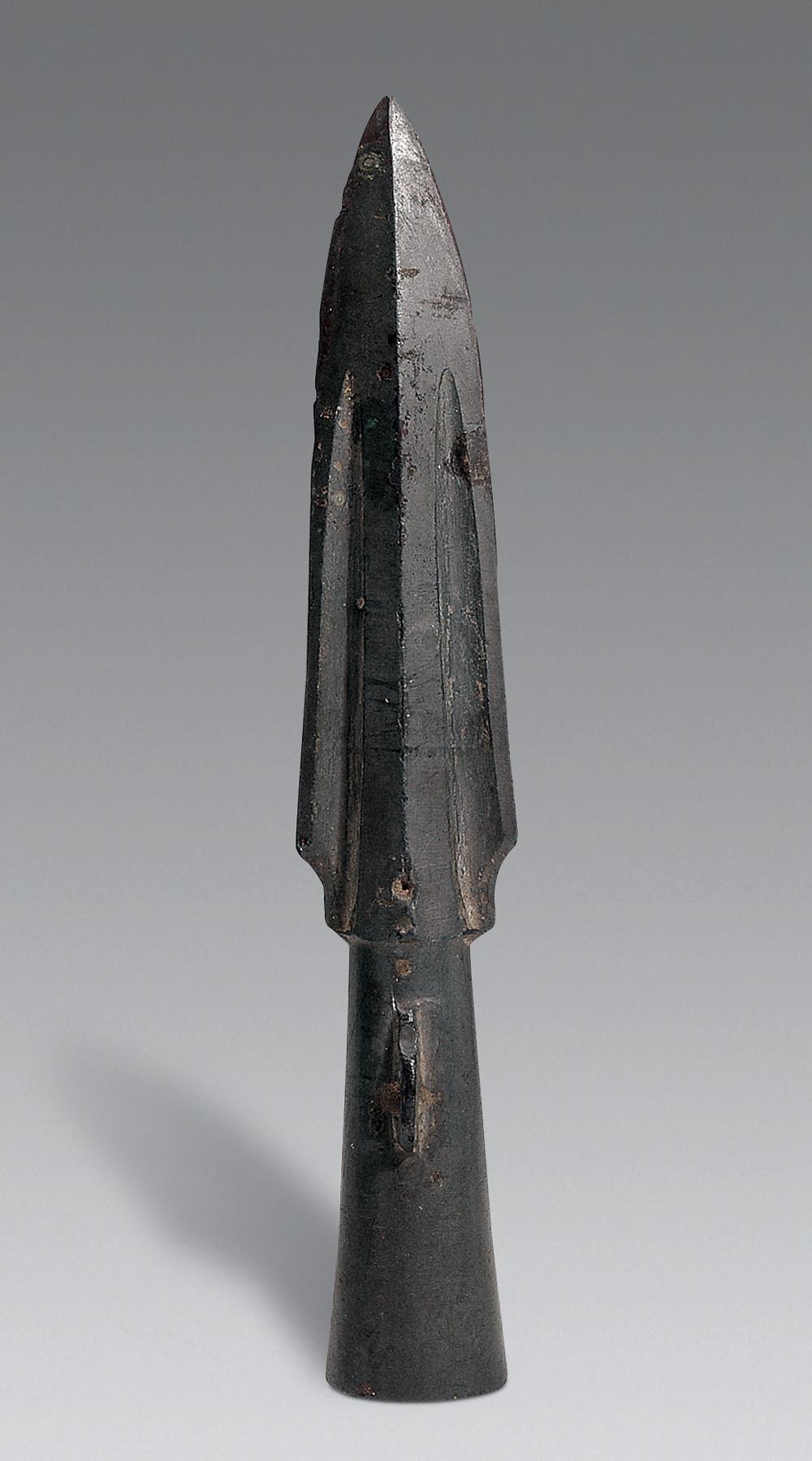 lot0078 战国 铜矛-中国古董专场 - 雅昌拍卖图录app