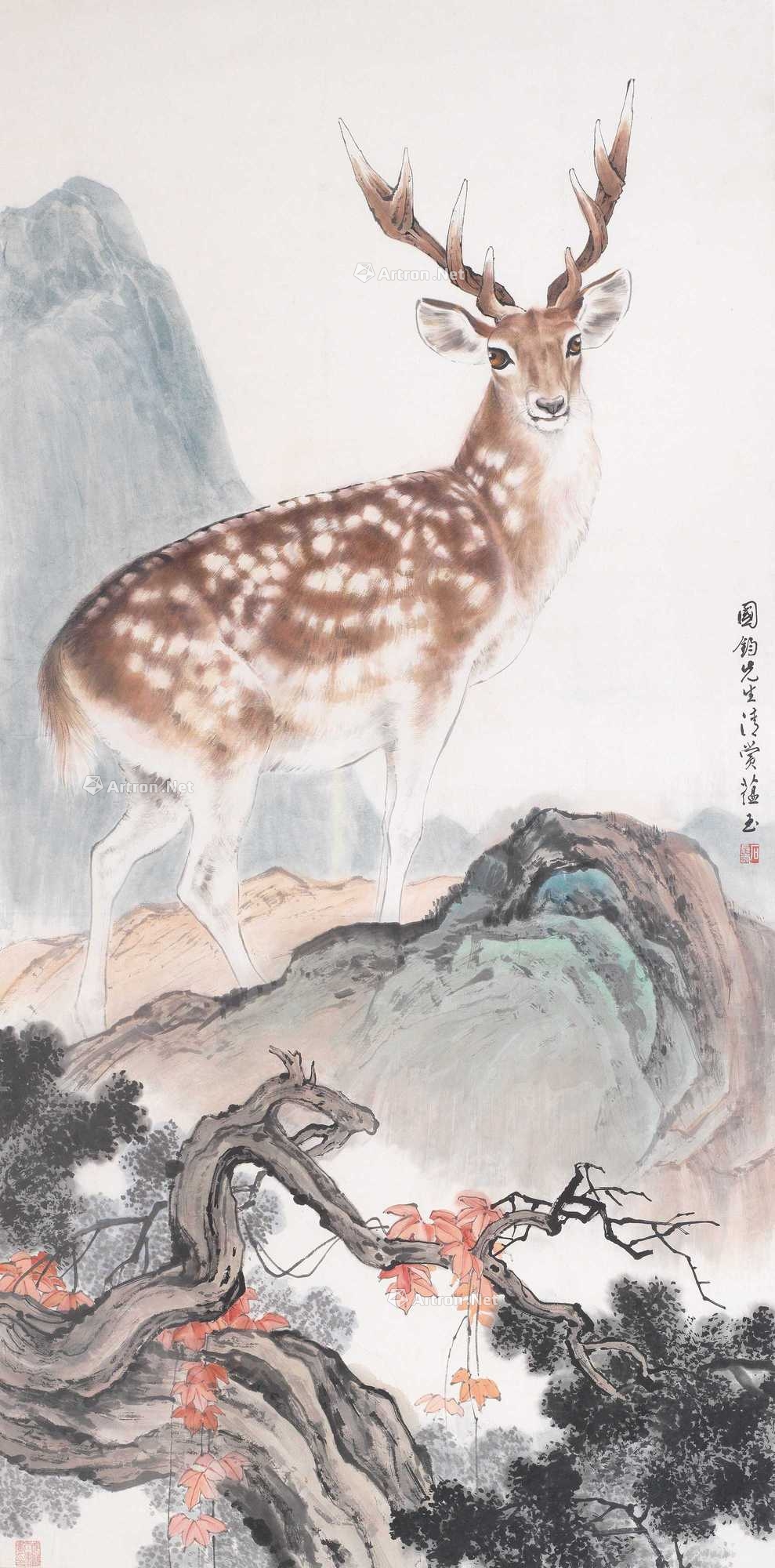 【预展中】lot0184 赵蕴玉 松鹿图 - 雅昌拍卖图录app