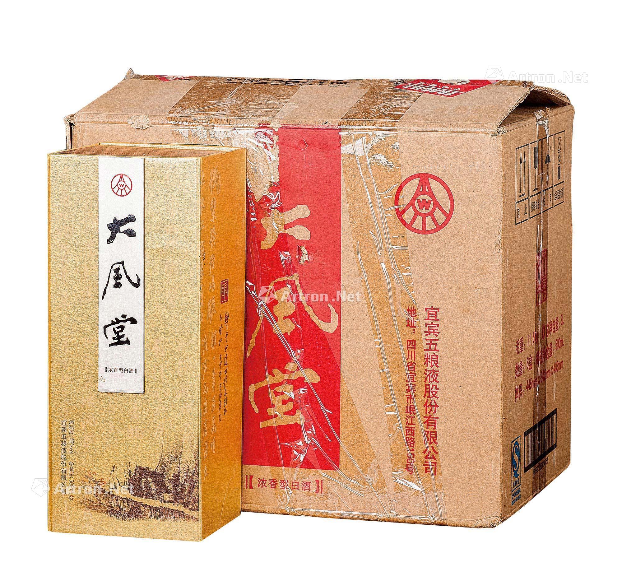 2007年产五粮液大风堂酒6瓶一箱