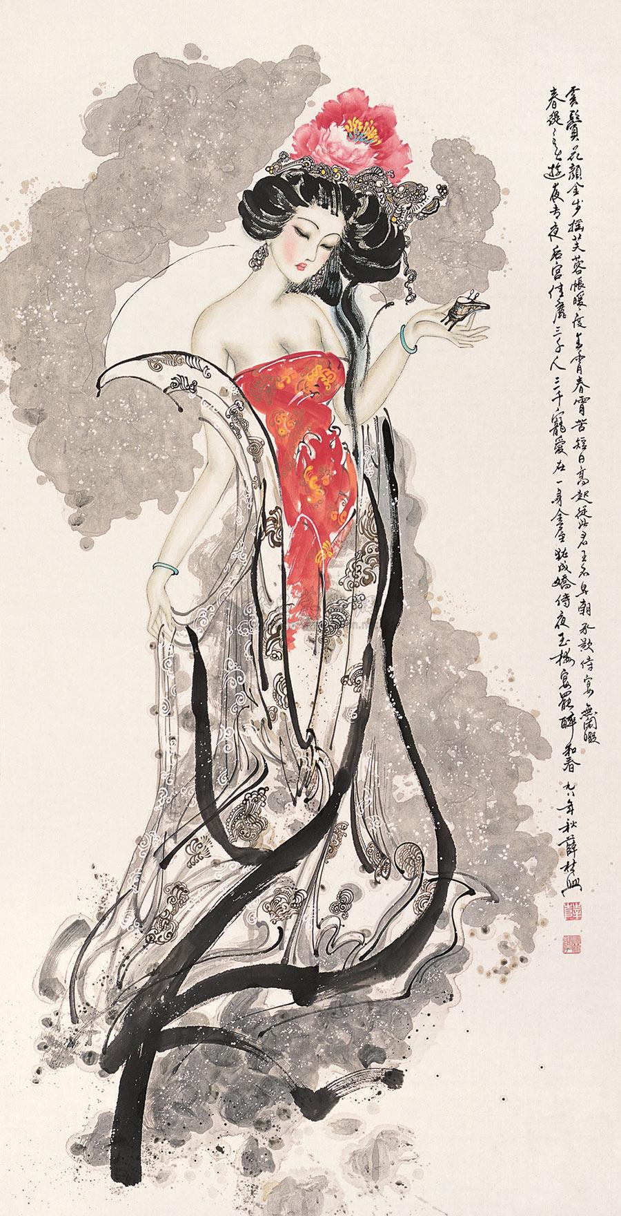 薛林兴 贵妃醉酒 镜心