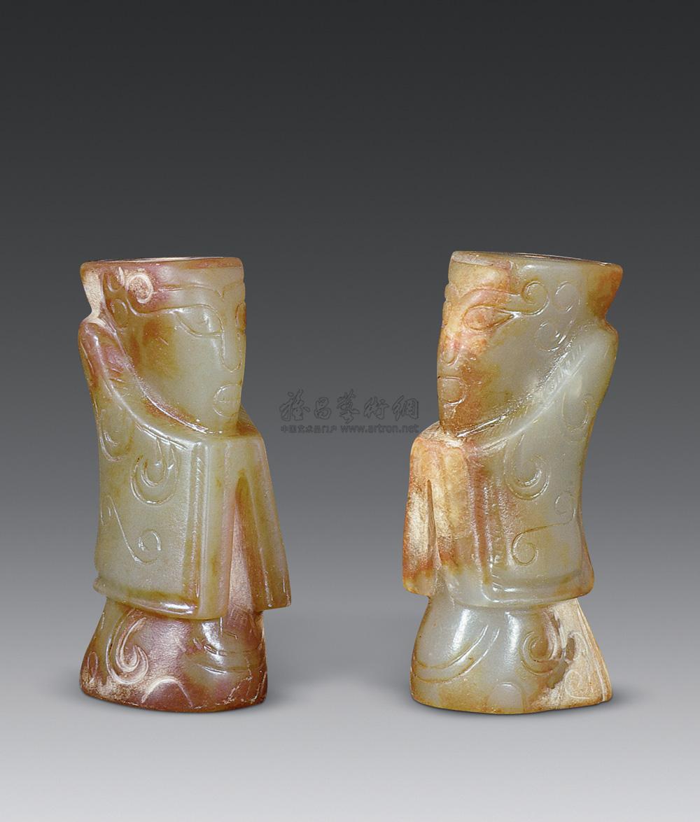 lot0500 汉代 青黄玉翁仲坠 (壹 - 雅昌拍卖图录app