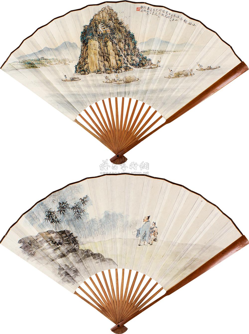 lot0041 袁松年 佚名 小姑烟舟