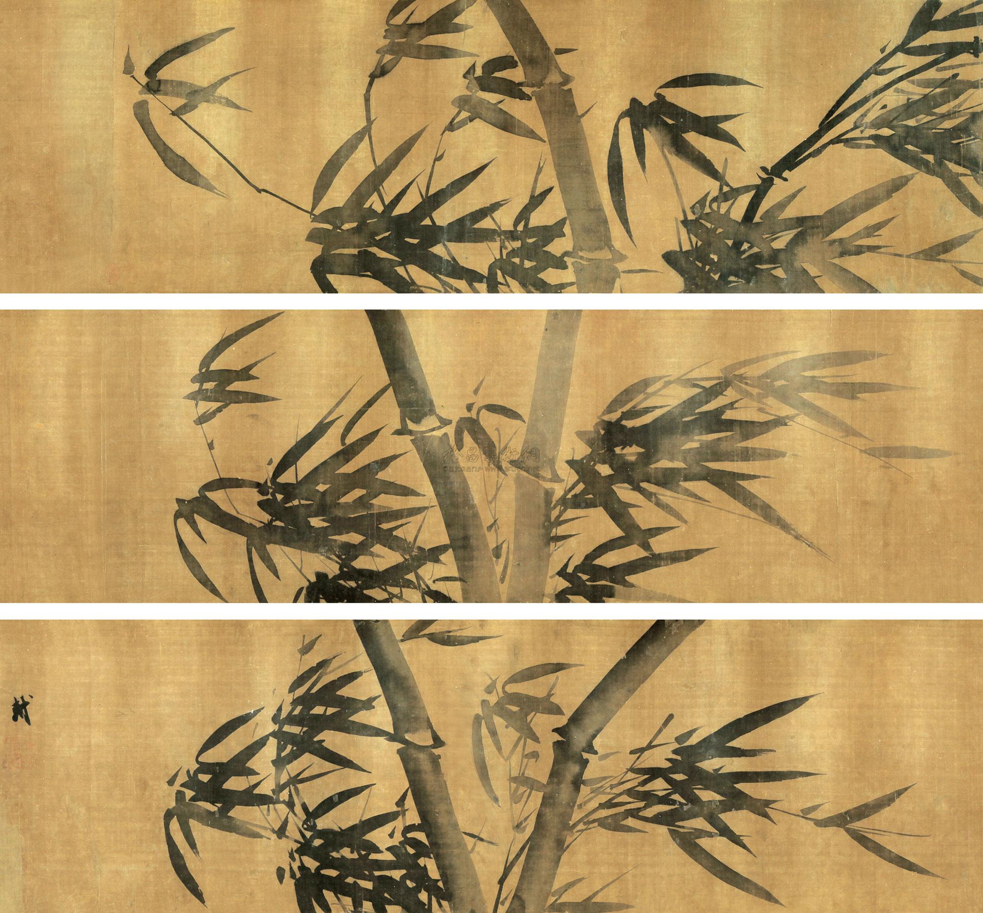 苏轼 墨竹图 手卷