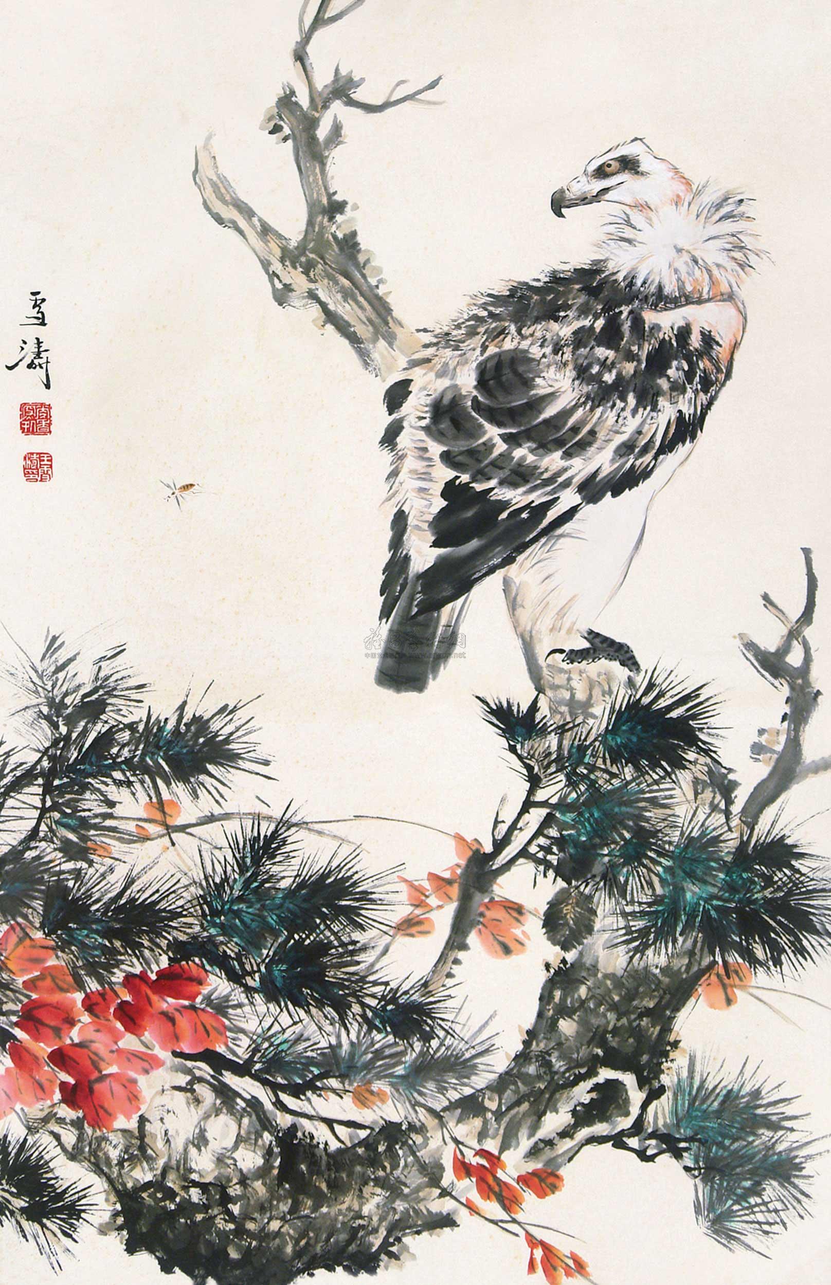 王雪涛 松鹰图 立轴