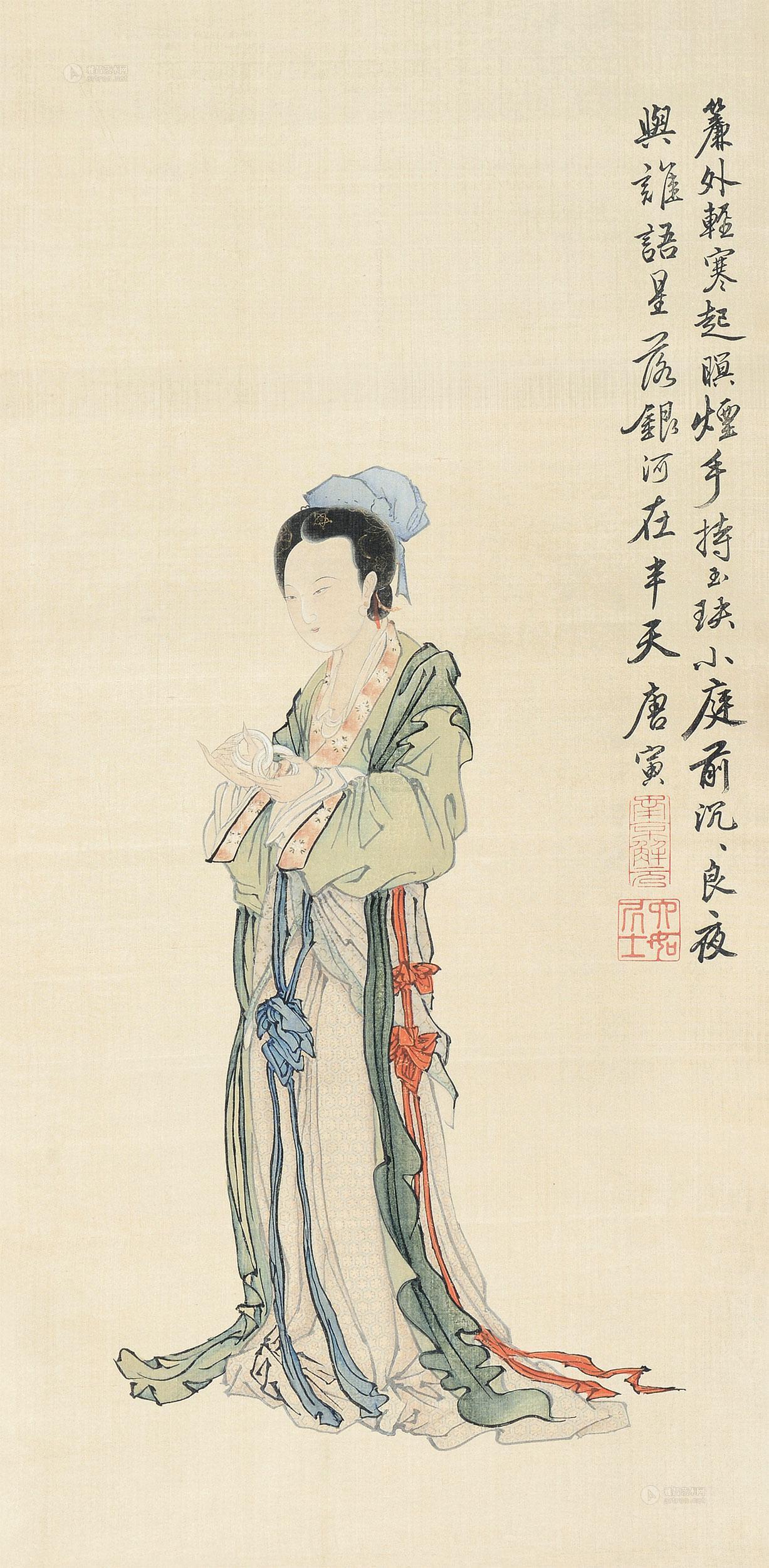 唐寅仕女图