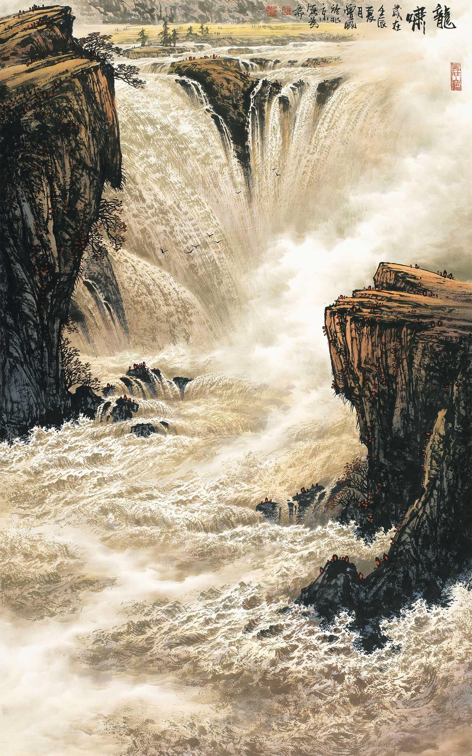 lot0315 曾刚 龙啸 镜心