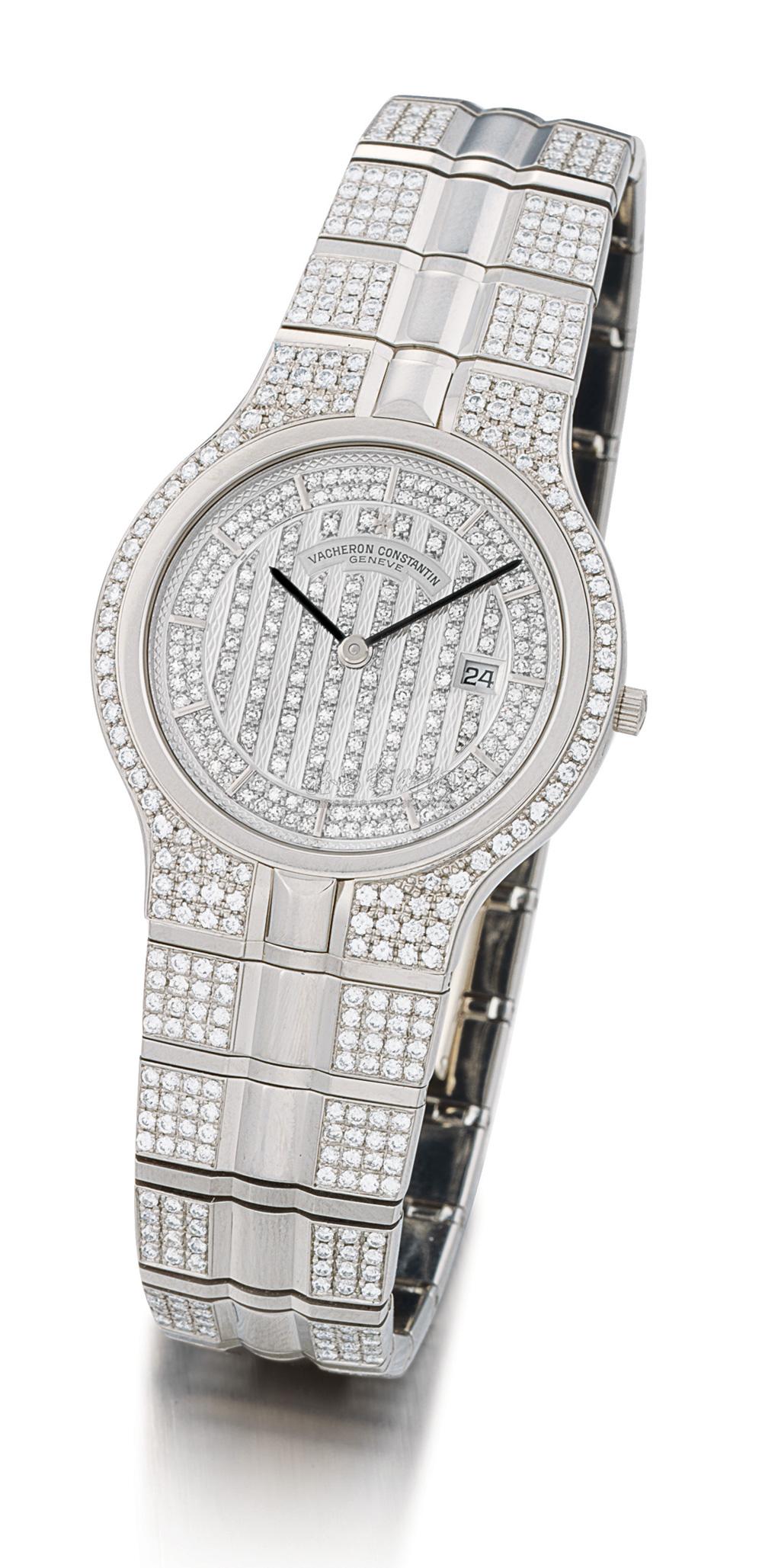 lot2619 江诗丹顿18k白金镶钻