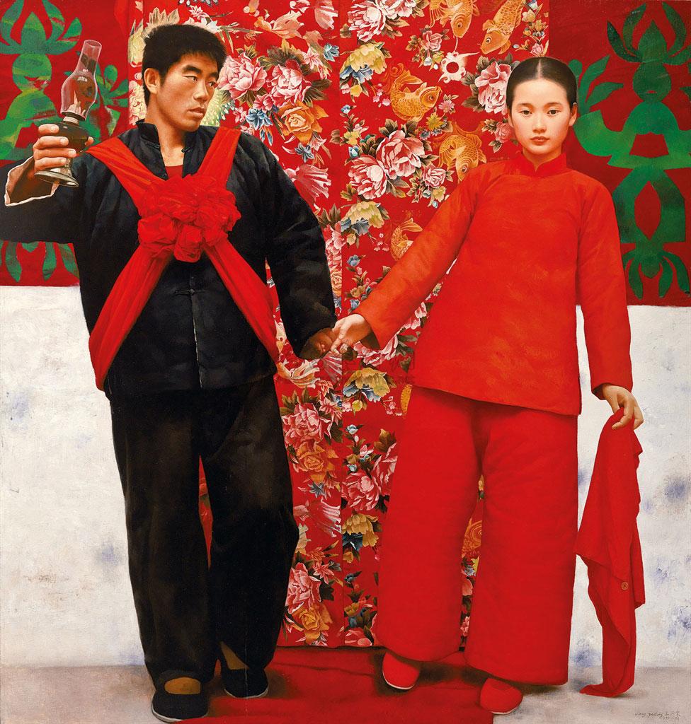 1995-1996年作 山里的新娘作者王沂东拍品分类西画雕塑>油画创作年代