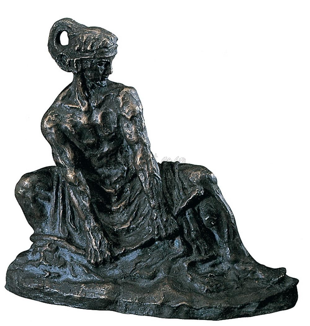 张充仁 40年代作 舞者