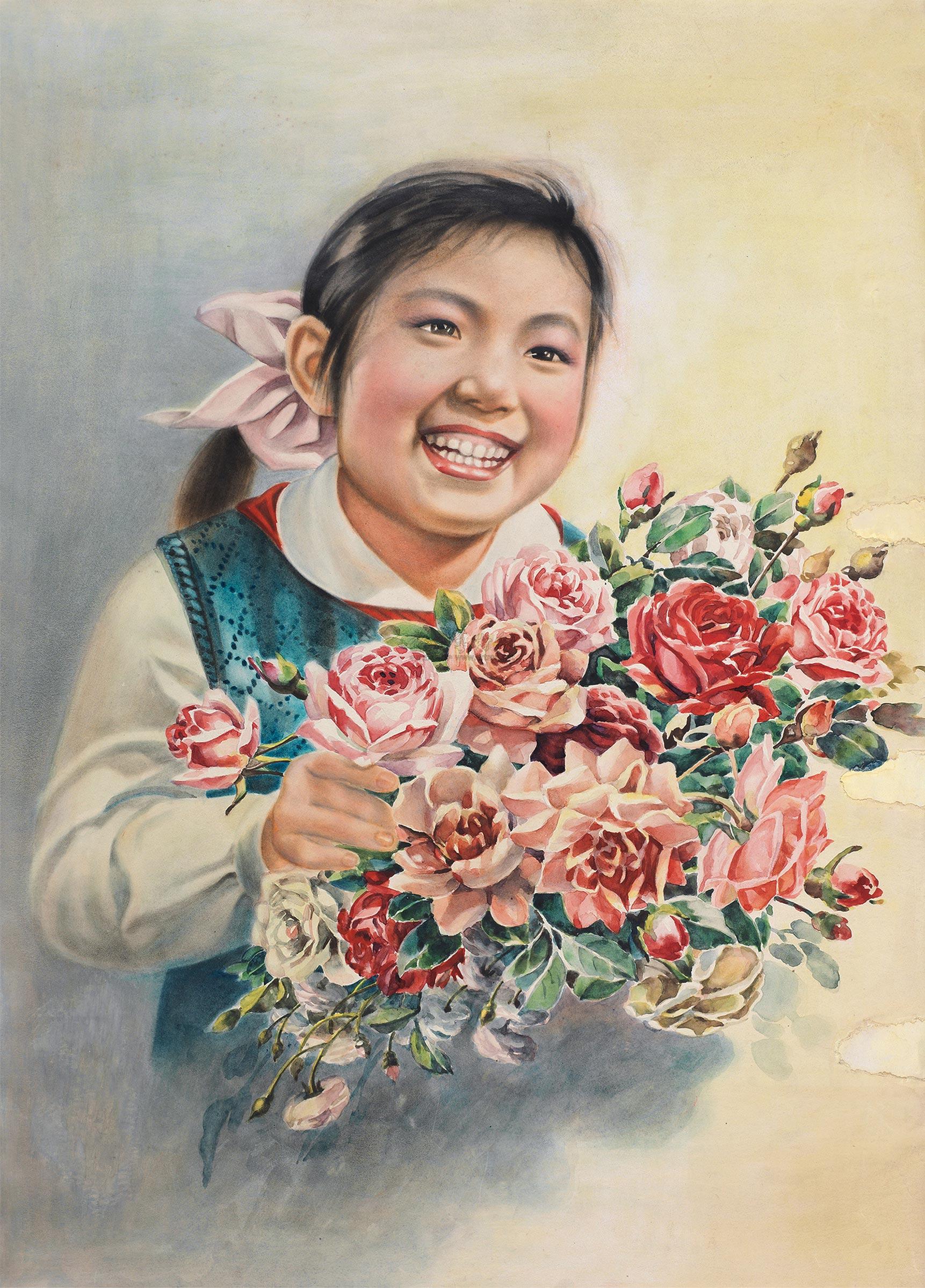 金梅生 朵朵鲜花献英雄