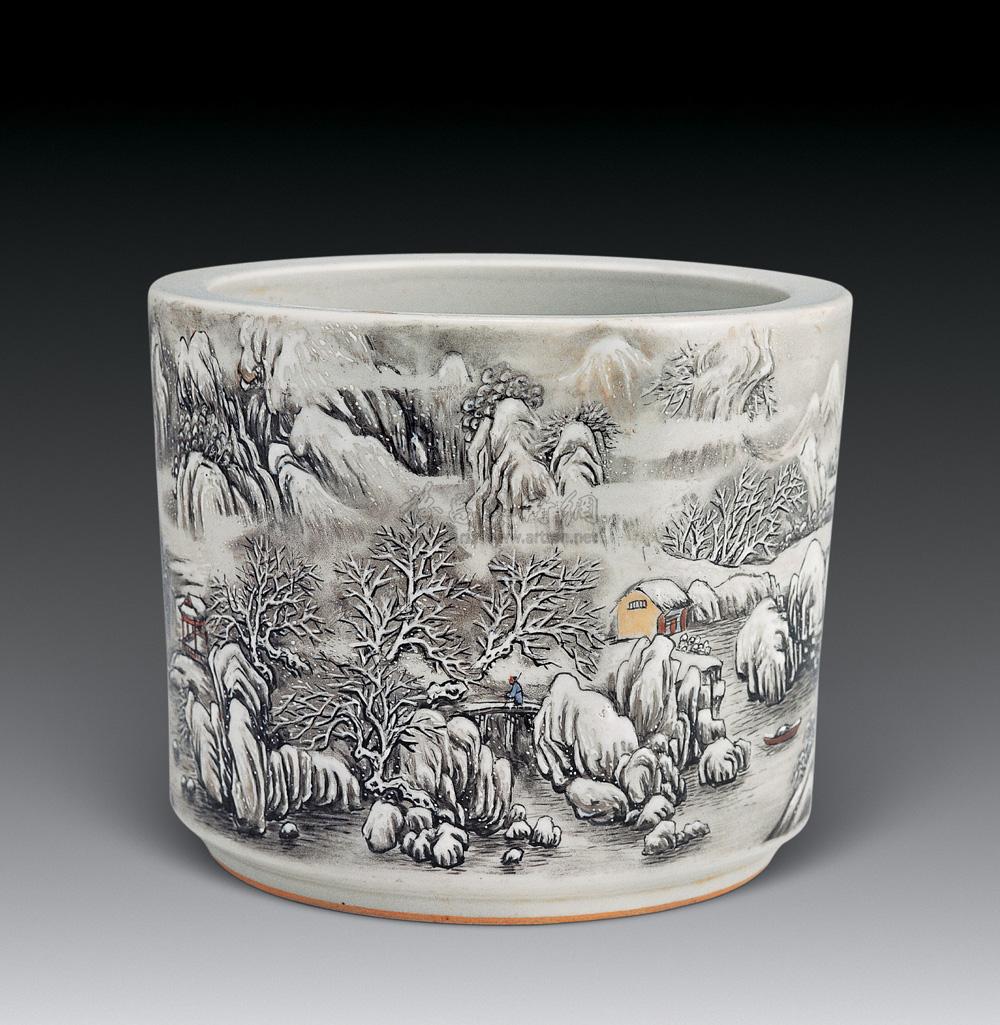 民国 何许人雪景笔海