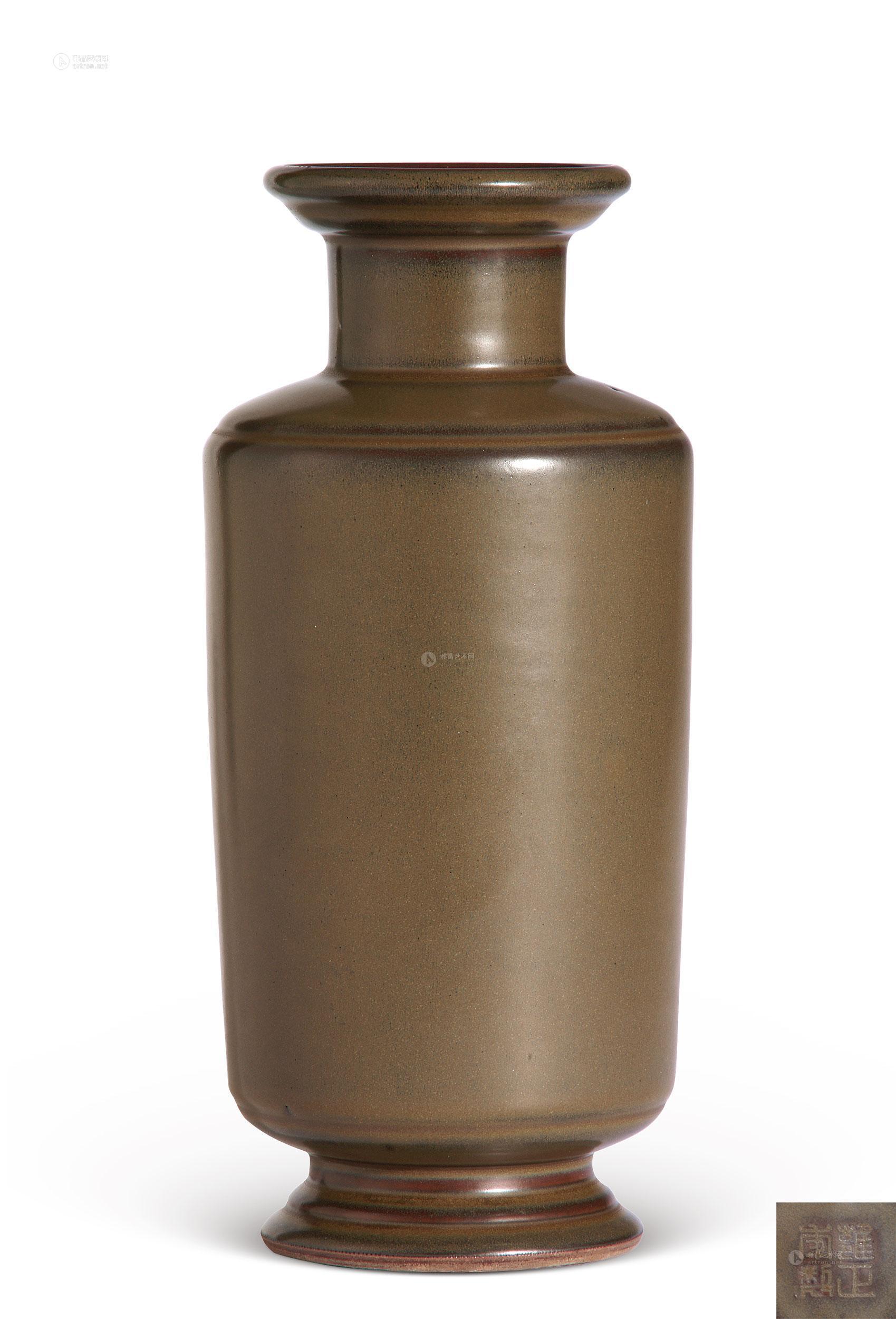 雍正 茶叶末釉灯笼瓶拍品分类陶瓷>清代单色釉瓷器创作年代清雍正尺寸