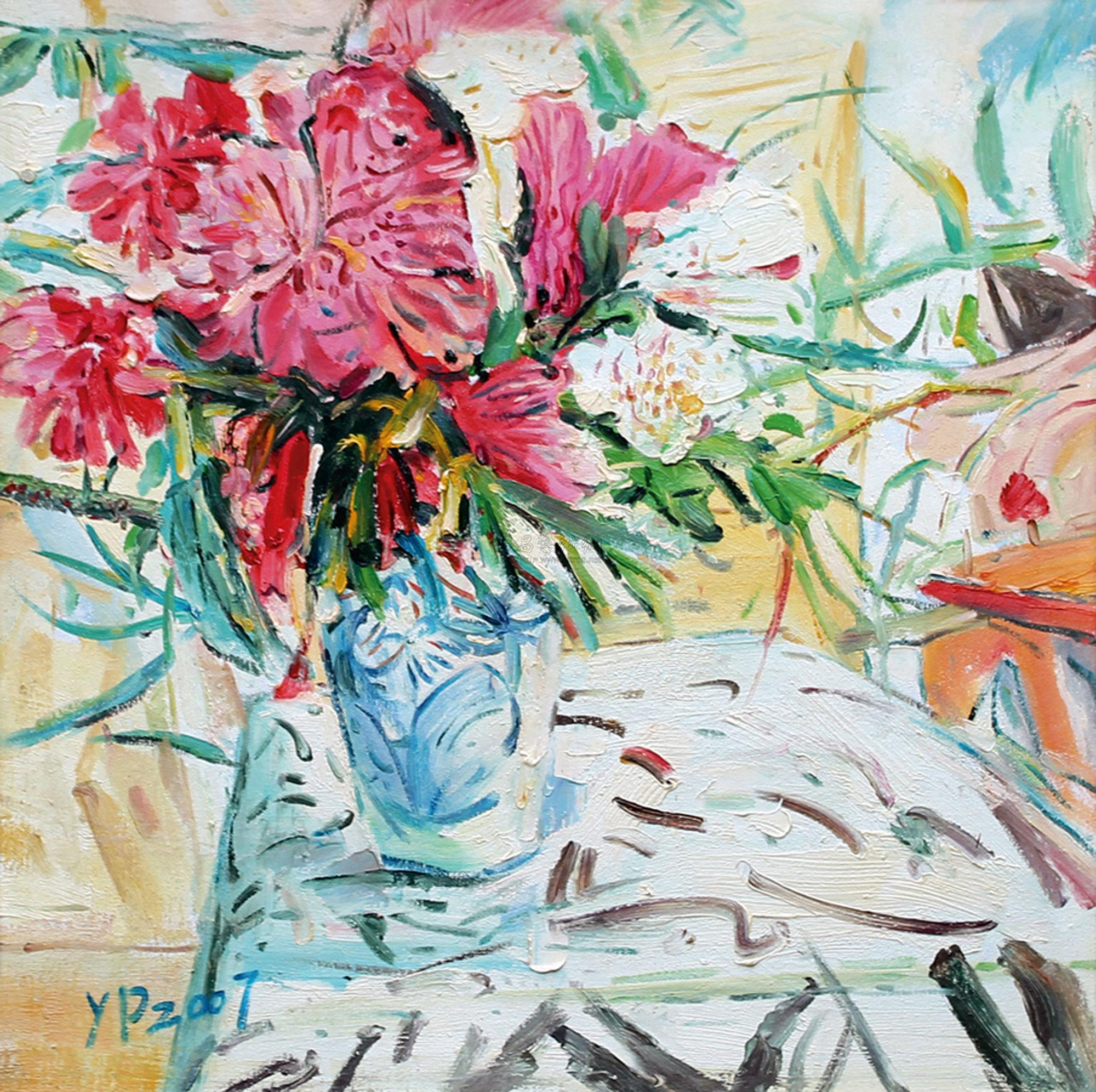 闫平 2007年作 花卉