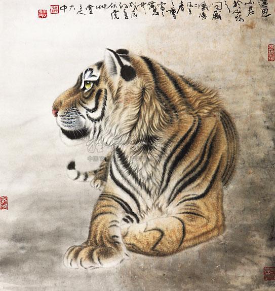 冯大中 遥思 镜心